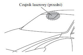 Czujnik laserowy (przedni)