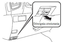 Otwieranie pokrywy komory silnika