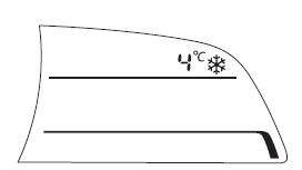 Wskaźnik temperatury zewnętrznej