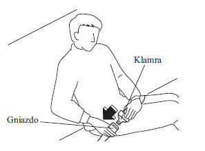 Zapinanie pasa bezpieczeństwa